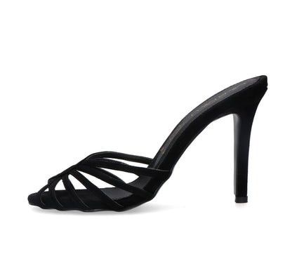 Damian Suade Negro – tacones negros de Mila Milu – vista 3