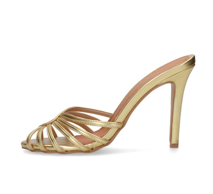 Damian Metálico Oro – tacones oro de Mila Milu – vista 3