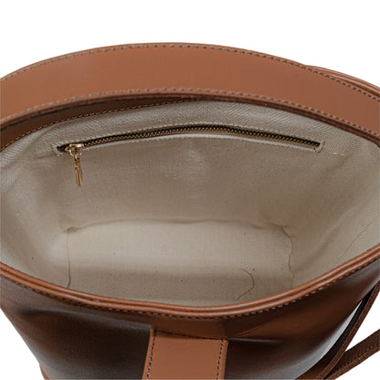 Sophie Café – bolsa color café de Mila Milu – vista 3