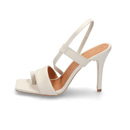 Charles Vestimenta Hueso – tacones en color hueso de Mila Milu – vista 3