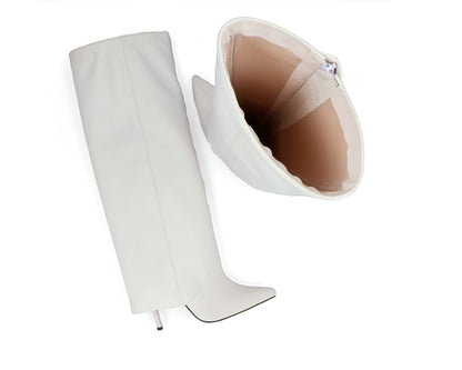 Catalina Napa Blanco – botas en color blanco de Mila Milu – vista 2