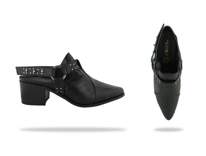 Chiara N – tacones en color negro de Mila Milu – vista 3