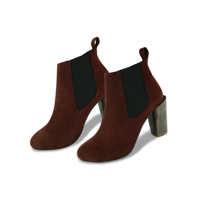 Emanuelle Marsala – botas marsala de Mila Milu