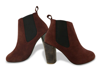 Emanuelle Marsala – botas marsala de Mila Milu – vista 2
