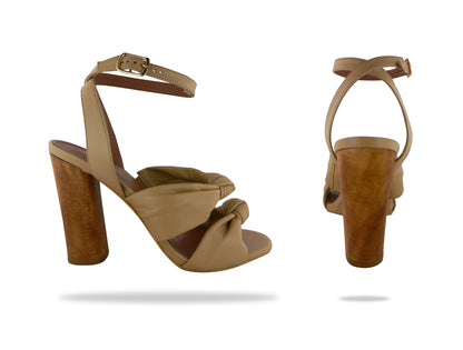 Rachel Camel – tacones camel de Mila Milu – vista 3