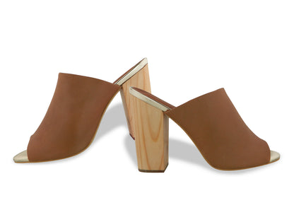 Varsovia Miel – tacones color miel de Mila Milu – vista 2
