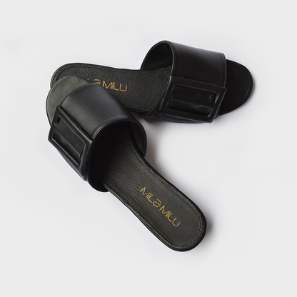 Alessa Mestizo Negro – sandalias de tacón en color negro de Mila Milu – vista 2
