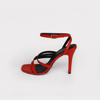 Summer Mestizo Rojo – tacones color rojo de Mila Milu – vista 2