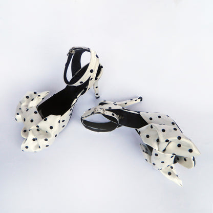 Cyclone Boleado – tacones en color blanco de Mila Milu – vista 3