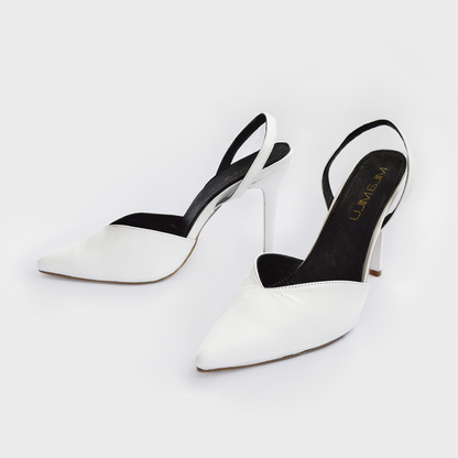 Juliana Mestizo Blanco – tacones en blanco de Mila Milu