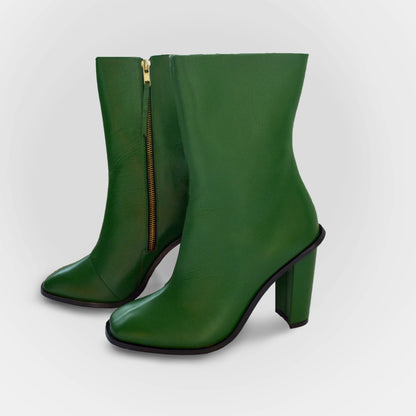 Frida Napa Verde Botella – botas verde botella de Mila Milu – vista 2